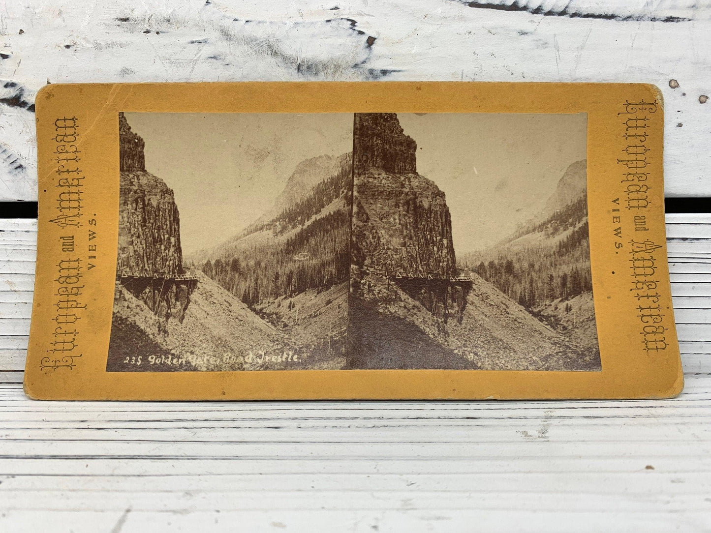 Antique Stereoscope Slides, Lot of 4 European And American Stereoviewer Cards, Vintage Ephemera, Scrapbooking Cards -Located at Funkyhouse Vintage Antique Store, Weiser Idaho