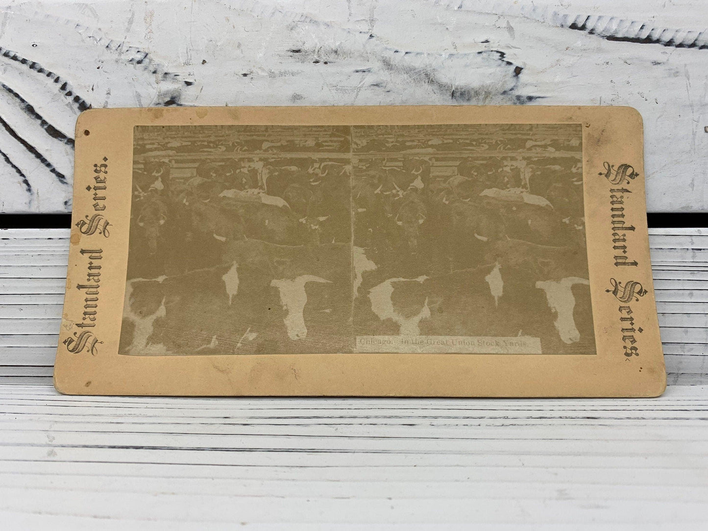 Antique Stereoscope Slides, Lot of 4 Standard Series Stereoviewer Cards, Vintage Ephemera, Scrapbooking Cards -Located at Funkyhouse Vintage Antique Store, Weiser Idaho