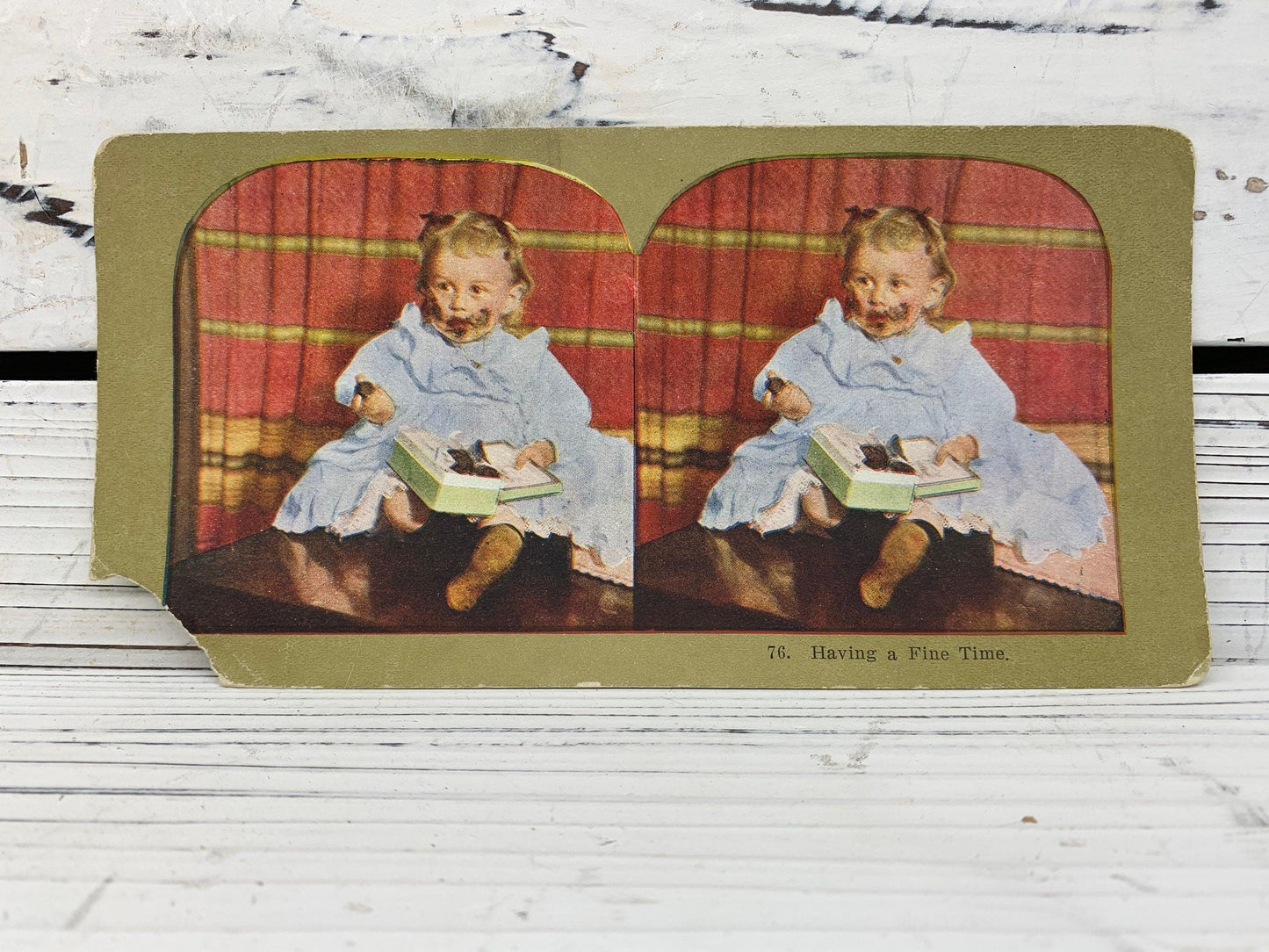 Antique Stereoscope Slides, Lot of 4 Variety Stereoviewer Cards, Vintage Ephemera, Scrapbooking Cards -Located at Funkyhouse Vintage Antique Store, Weiser Idaho