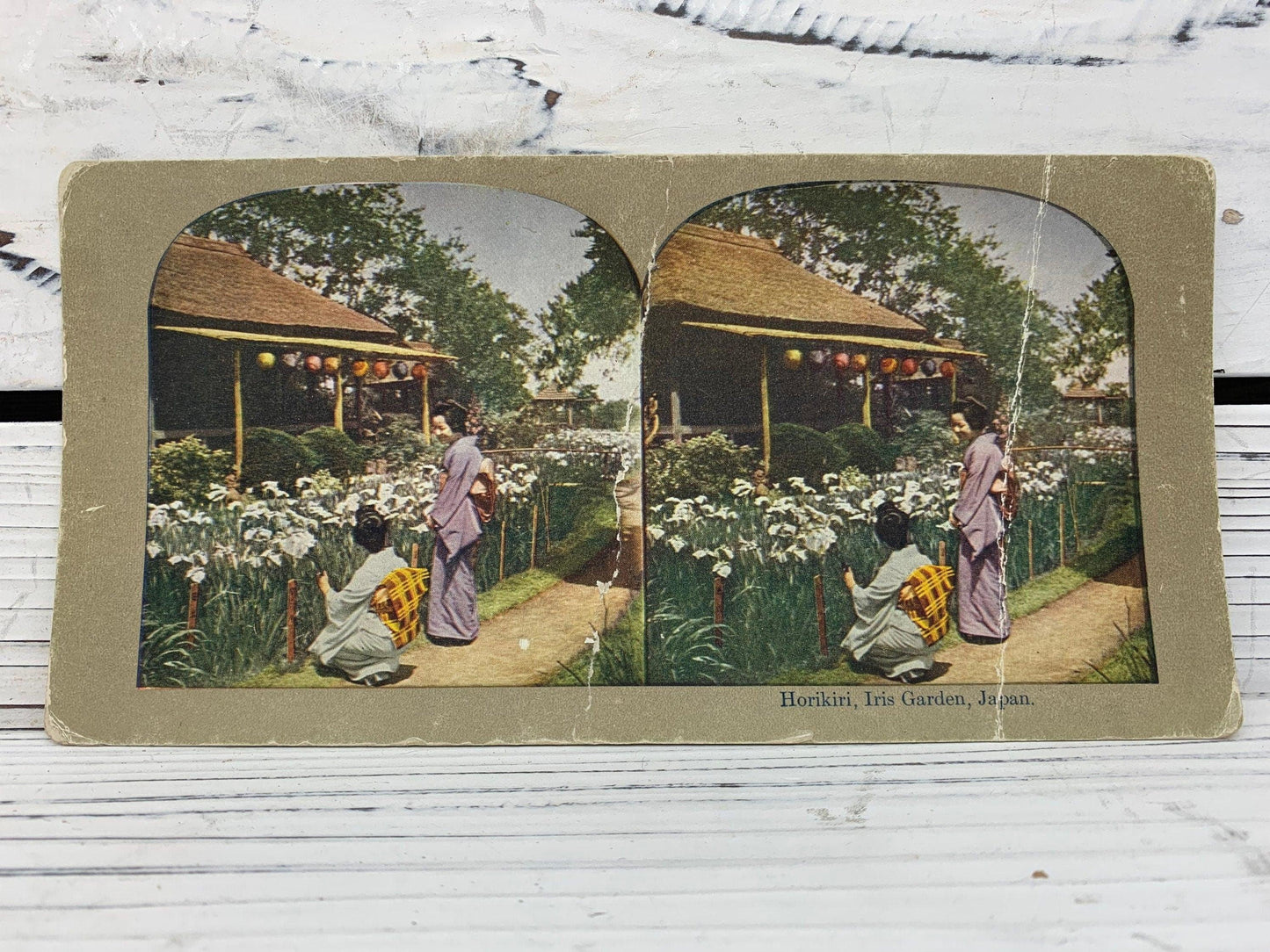 Antique Stereoscope Slides, Lot of 4 Various Stereoviewer Cards, Vintage Ephemera, Scrapbooking Cards -Located at Funkyhouse Vintage Antique Store, Weiser Idaho