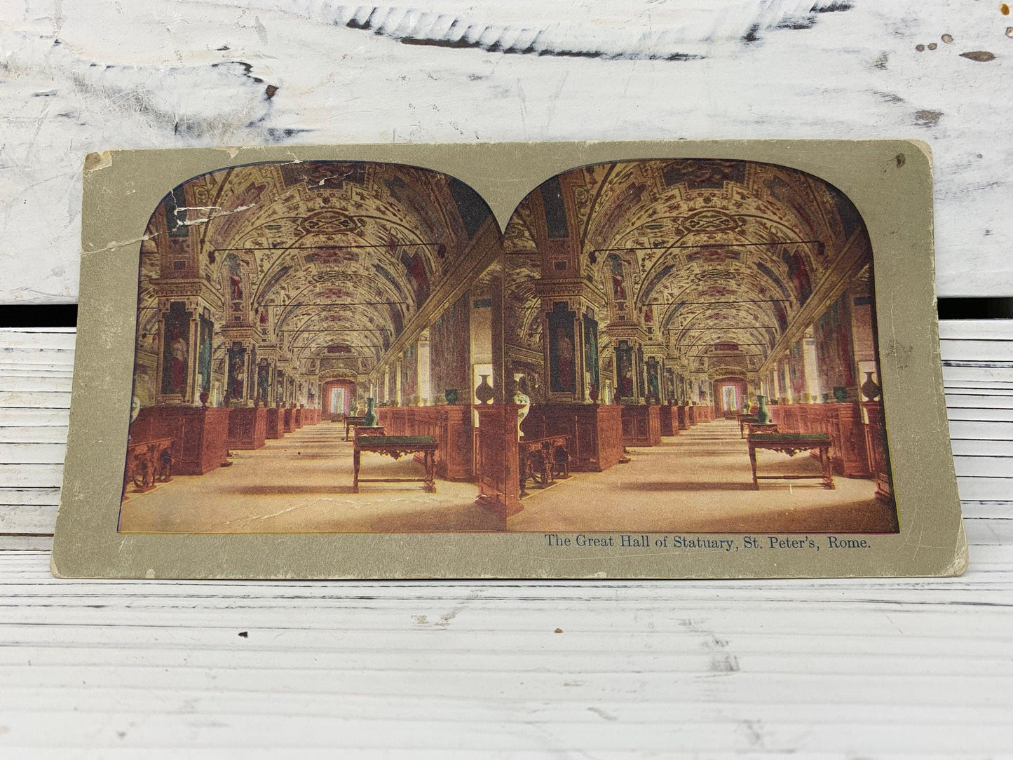 Antique Stereoscope Slides Variety Pack, Lot of 4 Stereoviewer Cards, Vintage Ephemera, Scrapbooking Cards -Located at Funkyhouse Vintage Antique Store, Weiser Idaho