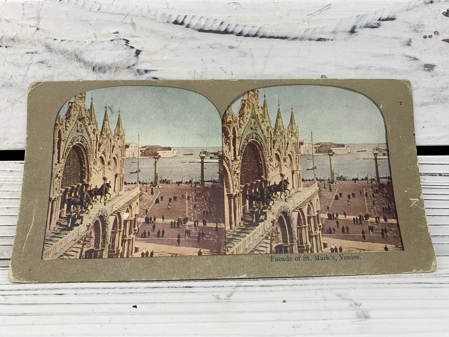 Antique Stereoscope Slides Variety Pack, Lot of 4 Stereoviewer Cards, Vintage Ephemera, Scrapbooking Cards -Located at Funkyhouse Vintage Antique Store, Weiser Idaho
