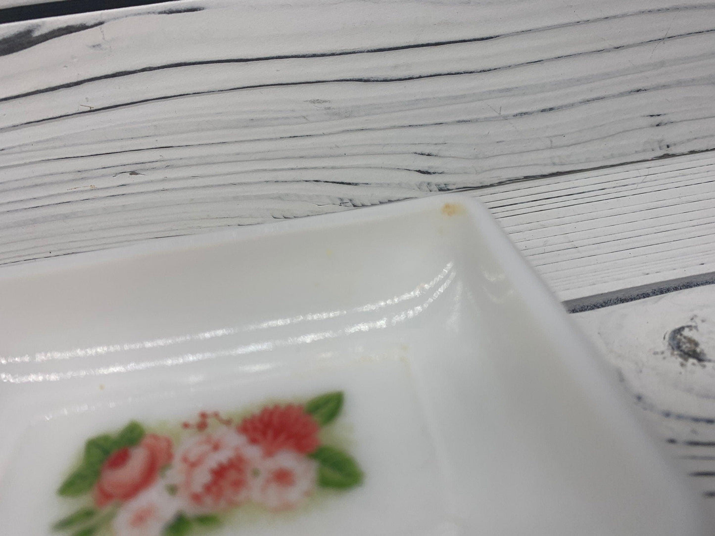 Avon Soap Dish With Unopened Matching Bar of Soap, White Avon Soap Tray With Flower Pattern -Located at Funkyhouse Vintage Antique Store, Weiser Idaho