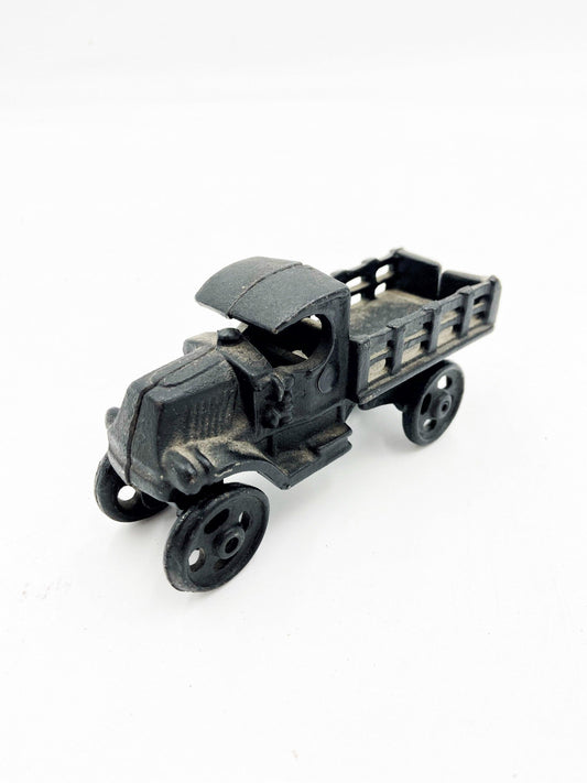 Cast Iron C-Cab Truck Toy, Antique Vintage Cast Iron Play Truck -Located at Funkyhouse Vintage Antique Store, Weiser Idaho