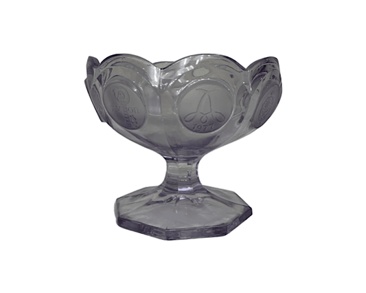 Coin Dish By Avon, Vintage Purple Glassware Candy Dish, Jewelry Bowl -Located at Funkyhouse Vintage Antique Store, Weiser Idaho