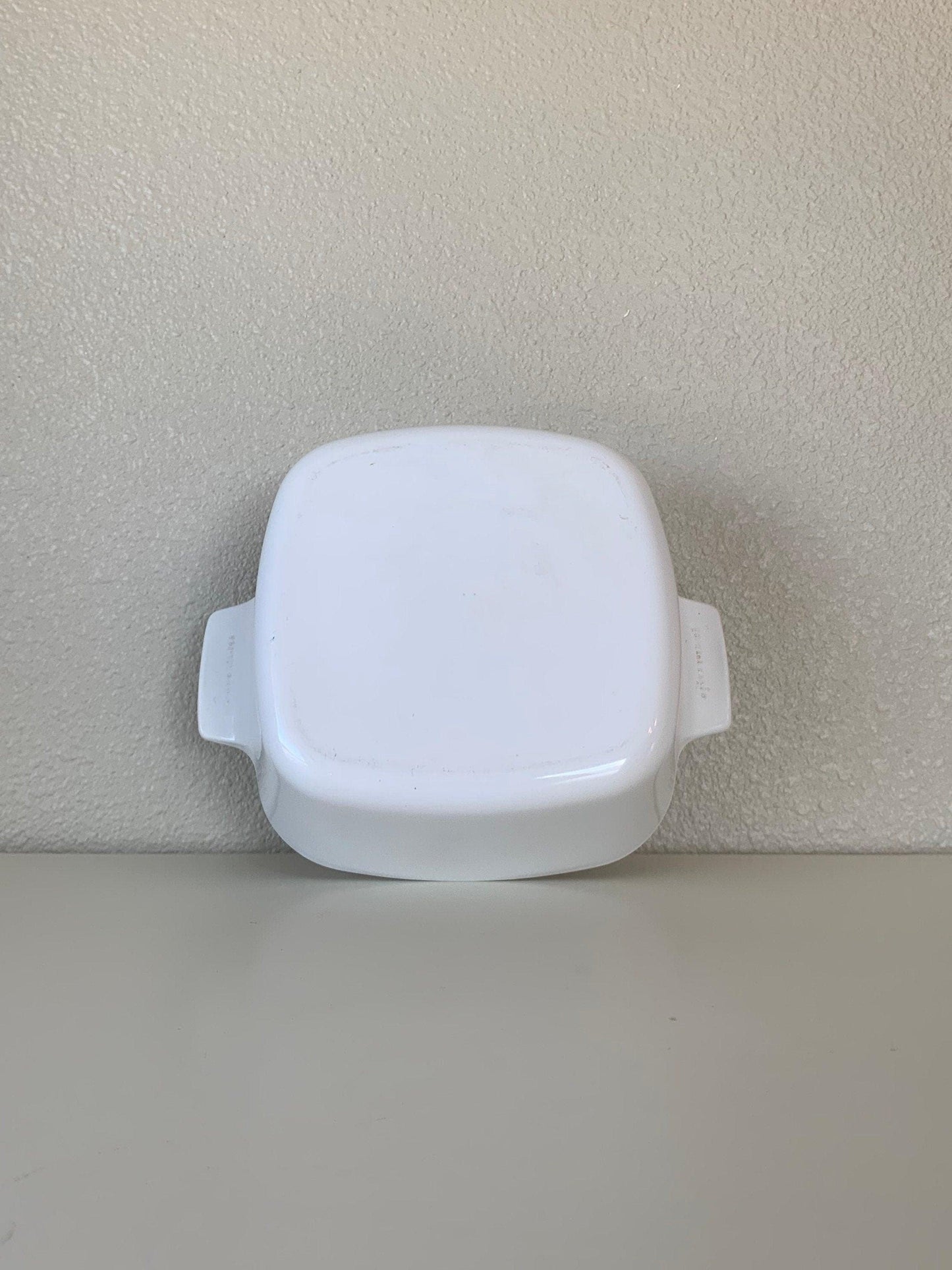 Corningware Casserole Dish, All White A - 1 1/2 - B, 1.5 Liter, Mid Century Kitchen, Country Farmhouse -Located at Funkyhouse Vintage Antique Store, Weiser Idaho