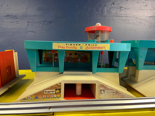 Fisher Price Airport -Located at Funkyhouse Vintage Antique Store, Weiser Idaho
