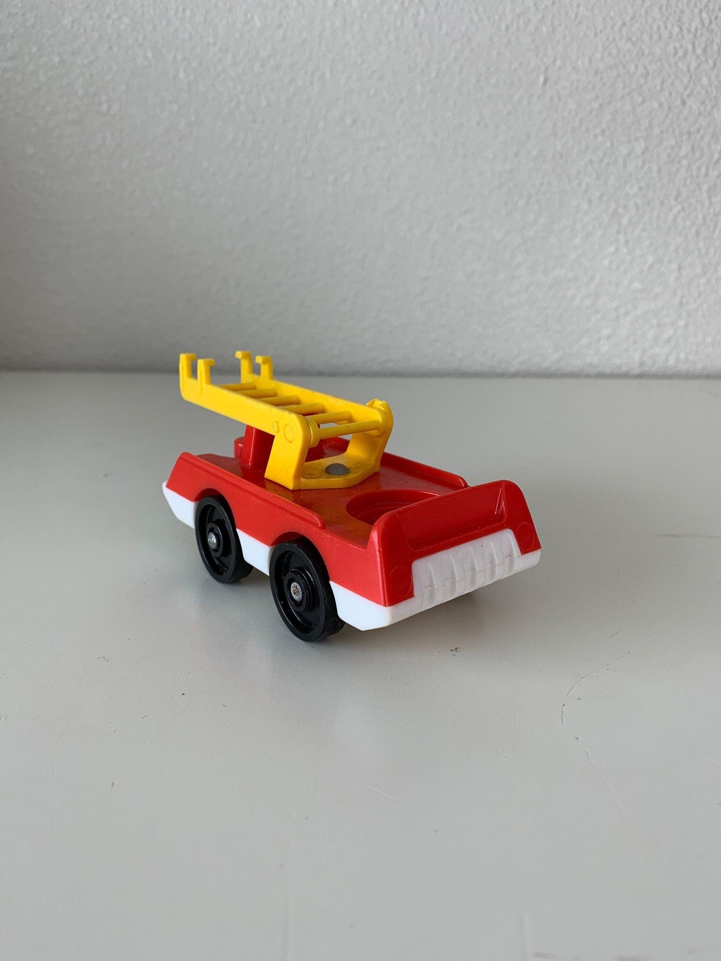 Fisher Price Fire Truck, Vintage Little People Toy Vehicle With Movable Ladder -Located at Funkyhouse Vintage Antique Store, Weiser Idaho