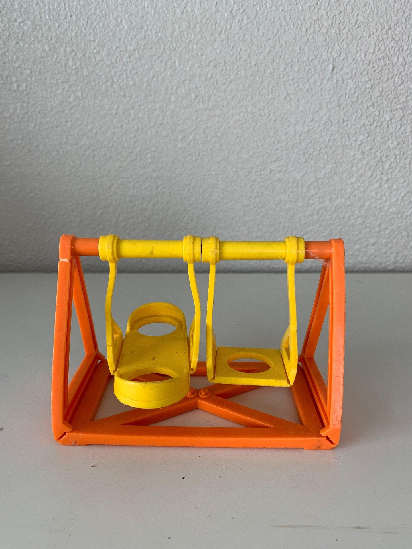 Fisher Price Swing, Vintage Little People Toy in Orange -Located at Funkyhouse Vintage Antique Store, Weiser Idaho