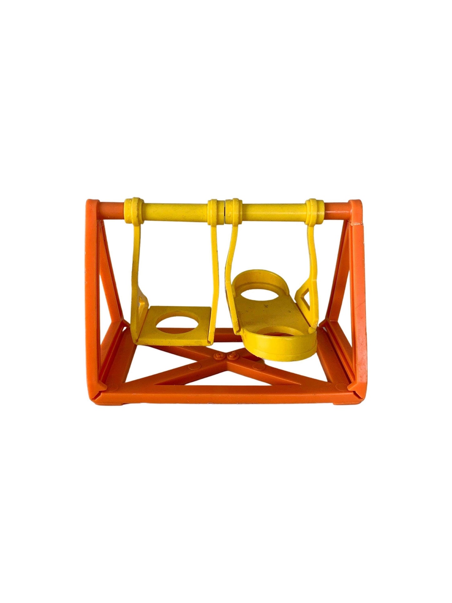 Fisher Price Swing, Vintage Little People Toy in Orange -Located at Funkyhouse Vintage Antique Store, Weiser Idaho