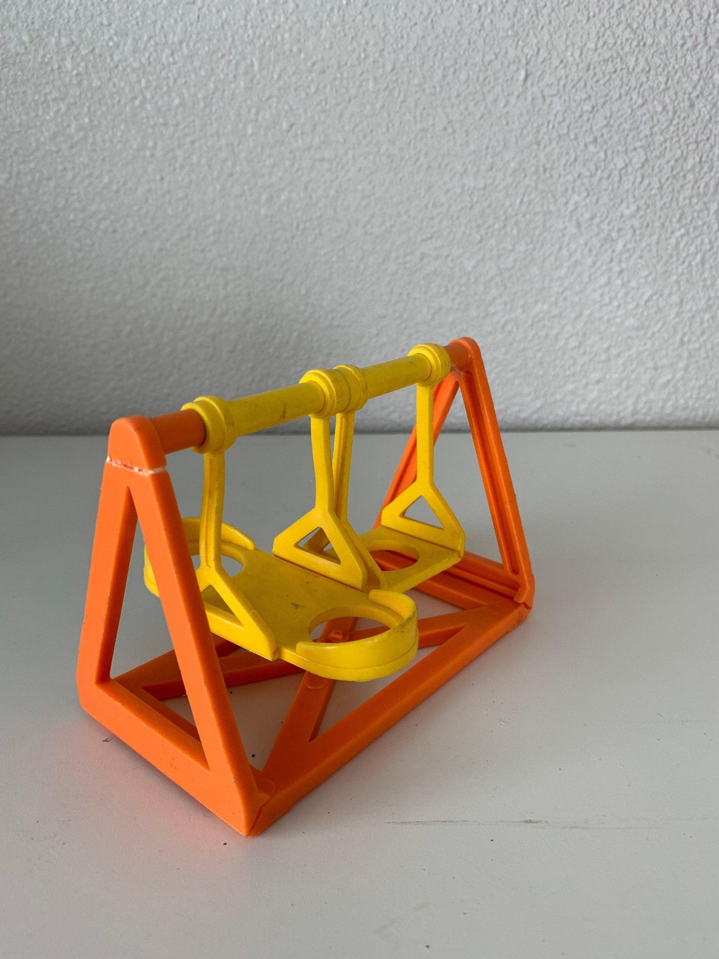 Fisher Price Swing, Vintage Little People Toy in Orange -Located at Funkyhouse Vintage Antique Store, Weiser Idaho