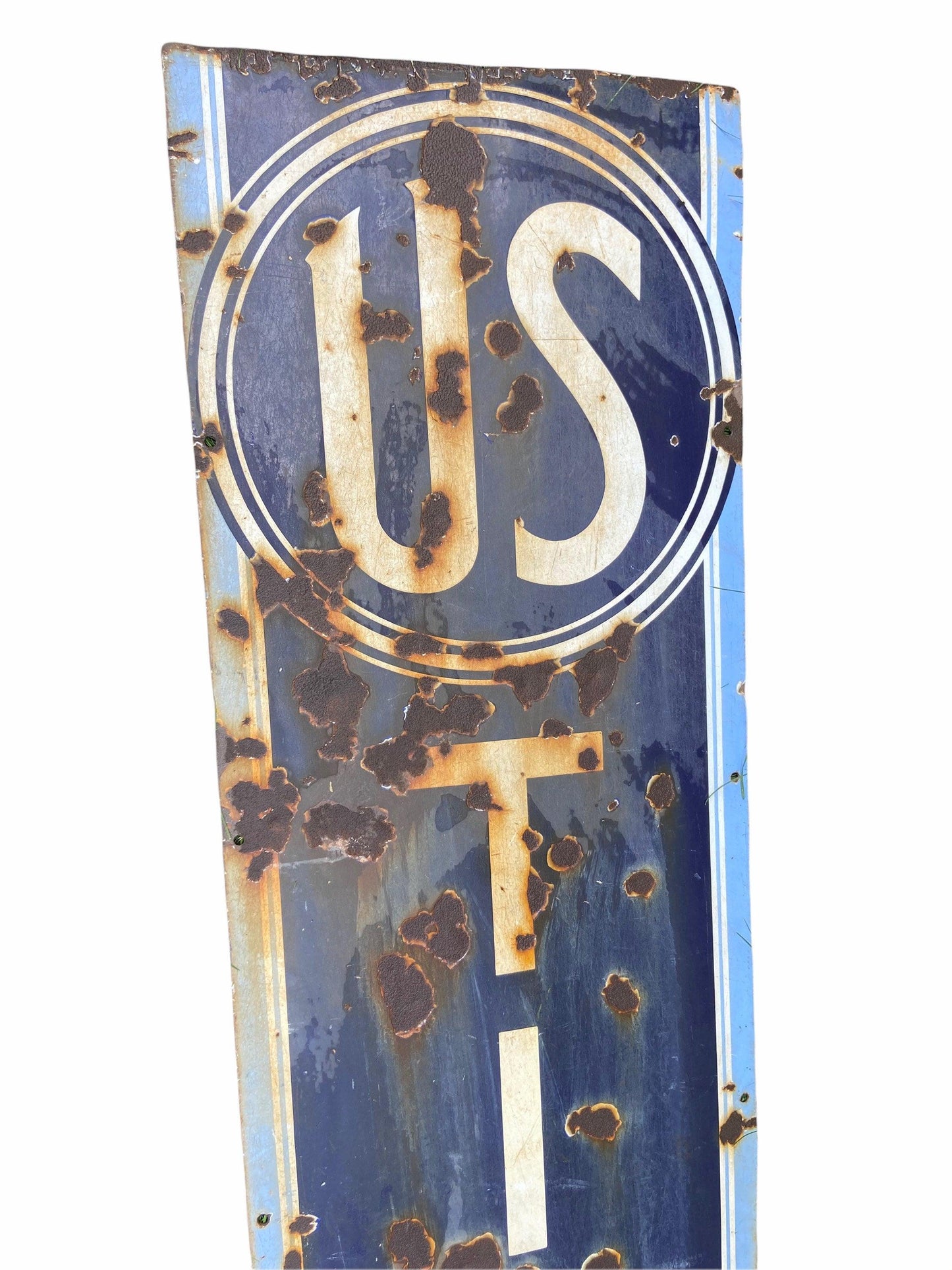 Large Vintage US Tires Porcelain Sign, Gift for Him, Man Gifts, Antique Gas Station Sign Advertising, Man Cave or Garage Decor, Automotive -Located at Funkyhouse Vintage Antique Store, Weiser Idaho