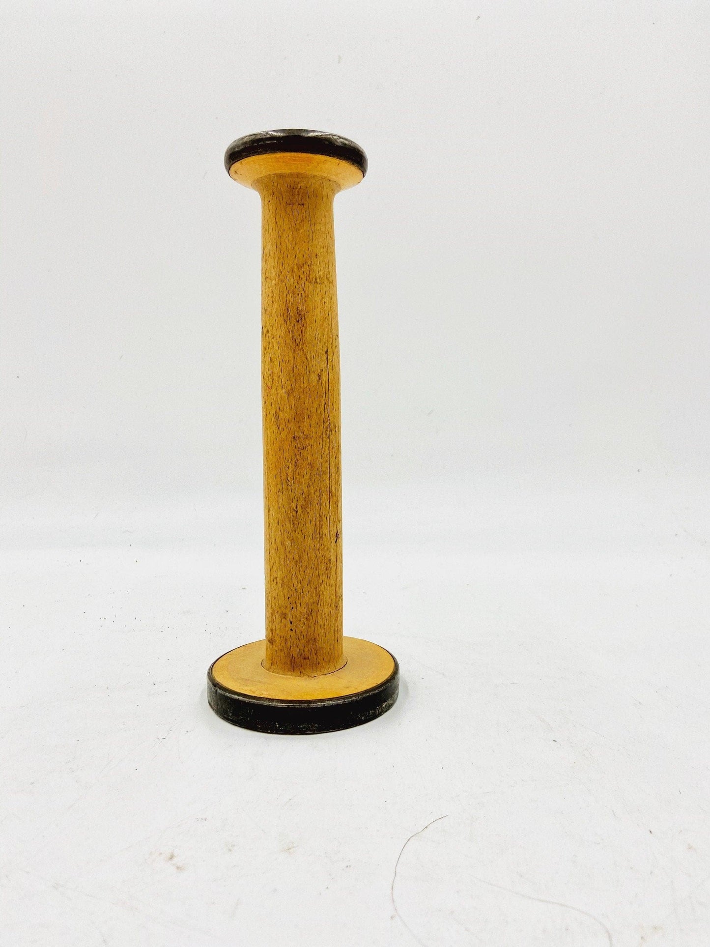Large Wood Vintage Sewing Thread Spool, Shabby Chic Country Farmhouse Home Decor, Old Sewing Spindle, Gifts For Her, Sewing Notions -Located at Funkyhouse Vintage Antique Store, Weiser Idaho