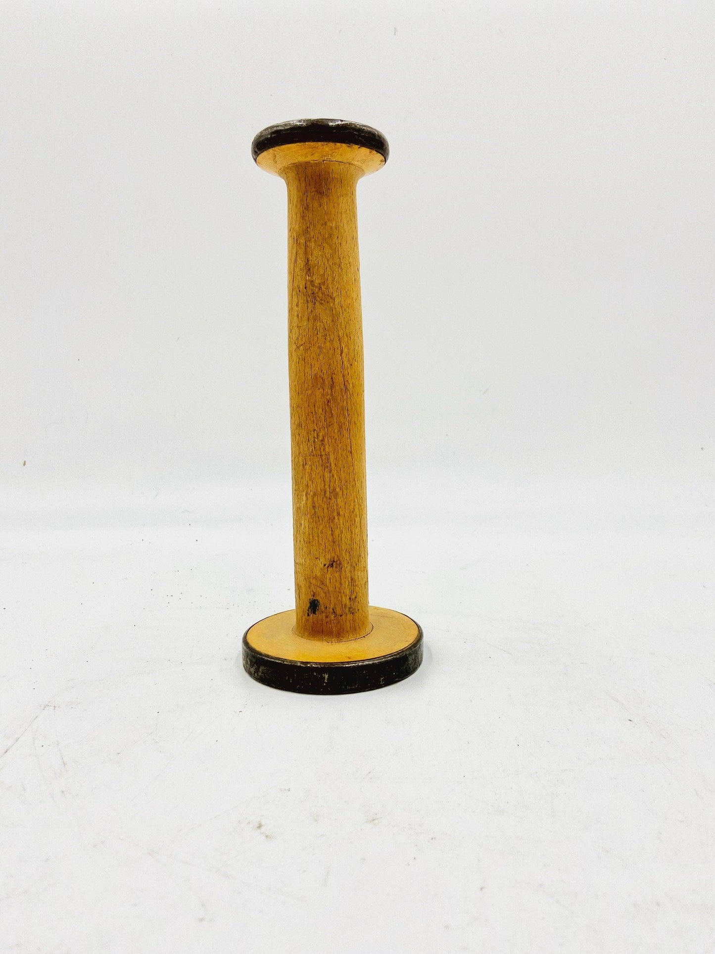 Large Wood Vintage Sewing Thread Spool, Shabby Chic Country Farmhouse Home Decor, Old Sewing Spindle, Gifts For Her, Sewing Notions -Located at Funkyhouse Vintage Antique Store, Weiser Idaho