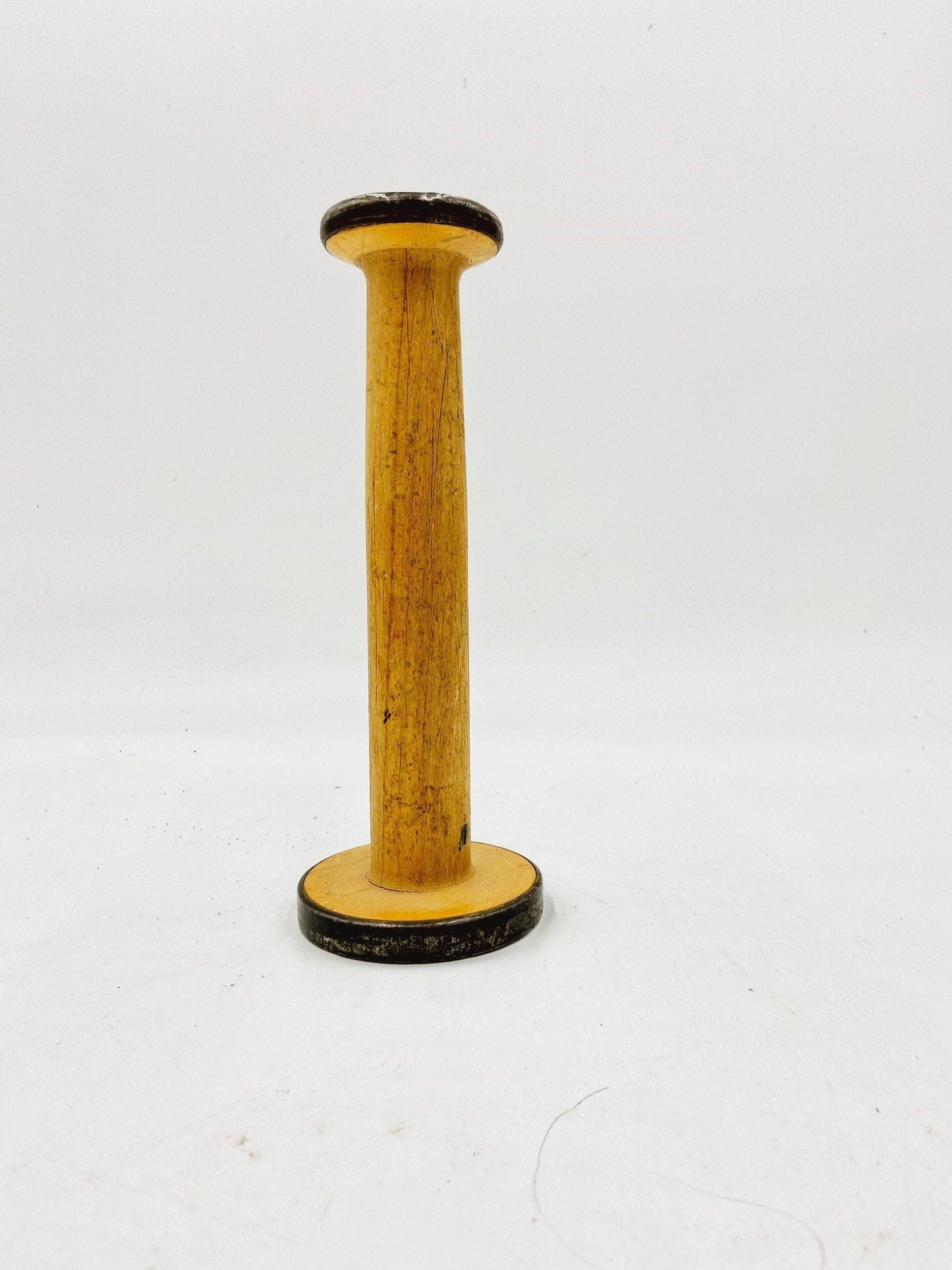 Large Wood Vintage Sewing Thread Spool, Shabby Chic Country Farmhouse Home Decor, Old Sewing Spindle, Gifts For Her, Sewing Notions -Located at Funkyhouse Vintage Antique Store, Weiser Idaho