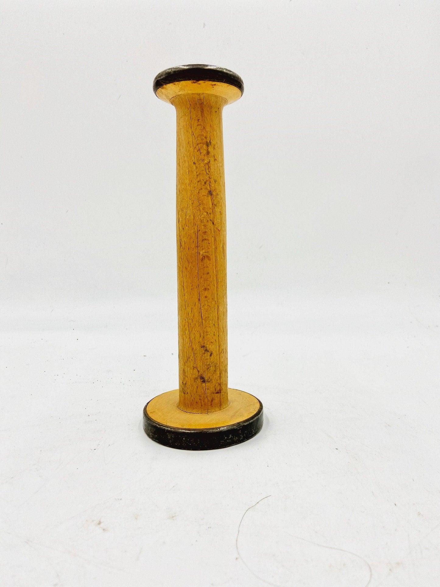 Large Wood Vintage Sewing Thread Spool, Shabby Chic Country Farmhouse Home Decor, Old Sewing Spindle, Gifts For Her, Sewing Notions -Located at Funkyhouse Vintage Antique Store, Weiser Idaho