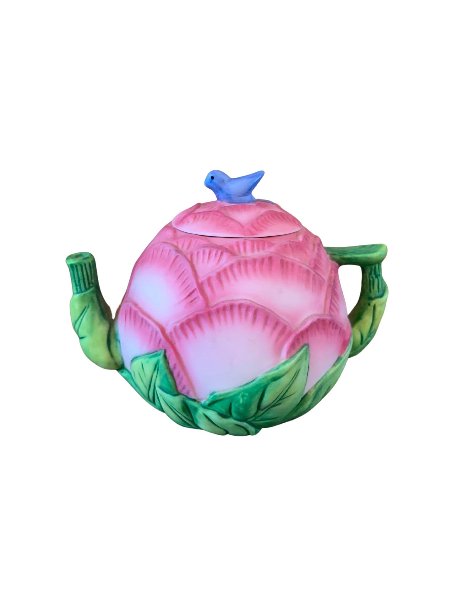 Miniature Teapot By Avon, Pink Peony Seasons Harvest, Ceramic Tea Pot Made In 1995 -Located at Funkyhouse Vintage Antique Store, Weiser Idaho