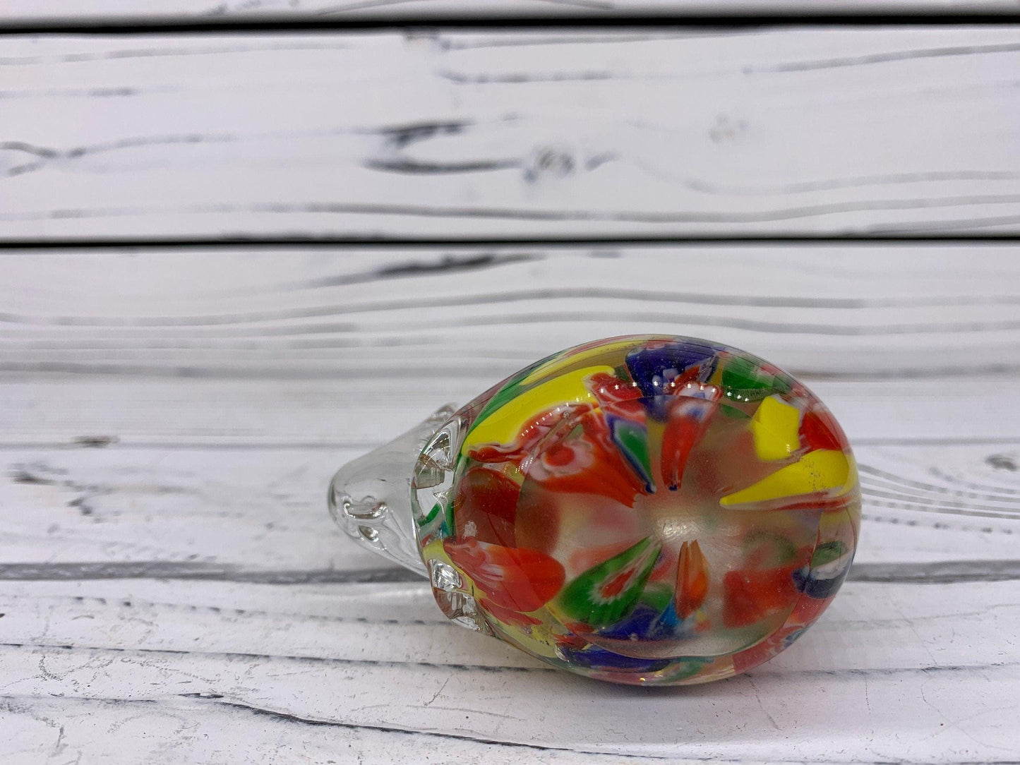 Murano Blown Art Glass Millefiori Squirrel Sculpture, Italian Art Paper Weight -Located at Funkyhouse Vintage Antique Store, Weiser Idaho