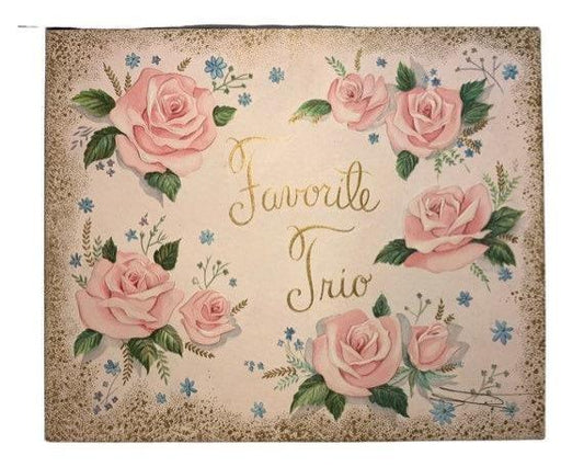 Set of Vintage Greeting Cards, Favorite Trio Variety of Greeting Cards, Birthday, Well Wishes, Thinking of You -Located at Funkyhouse Vintage Antique Store, Weiser Idaho