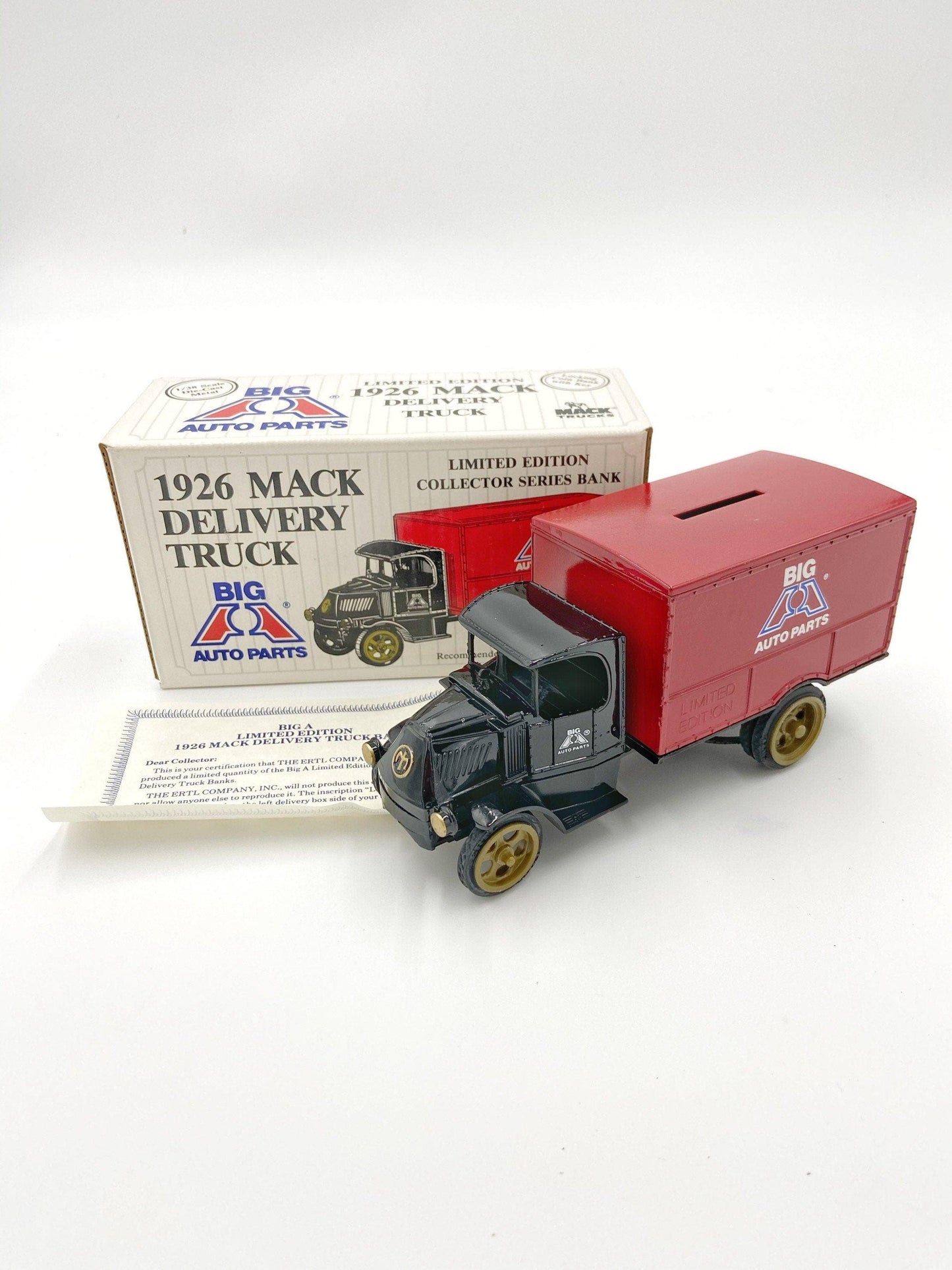 Texaco 1926 Mack Delivery Truck Bank, Limited Edition Collectible Series, Vintage Gas Station Memorabilia -Located at Funkyhouse Vintage Antique Store, Weiser Idaho