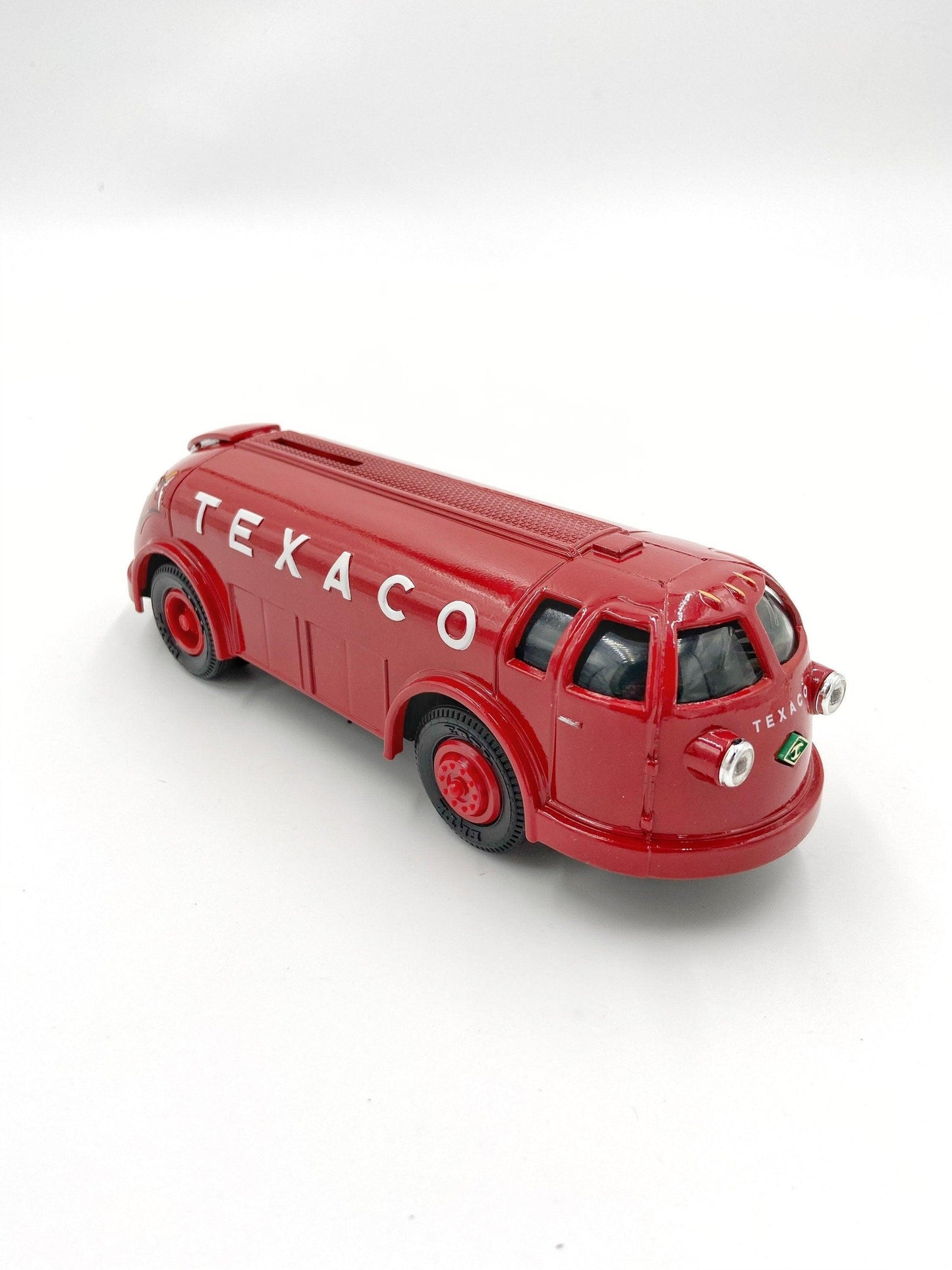 Texaco 1934 Diamond T Tanker Coin Bank, Limited Edition Collectible Series, Vintage Gas Station Memorabilia, Doodle Bug Bus -Located at Funkyhouse Vintage Antique Store, Weiser Idaho