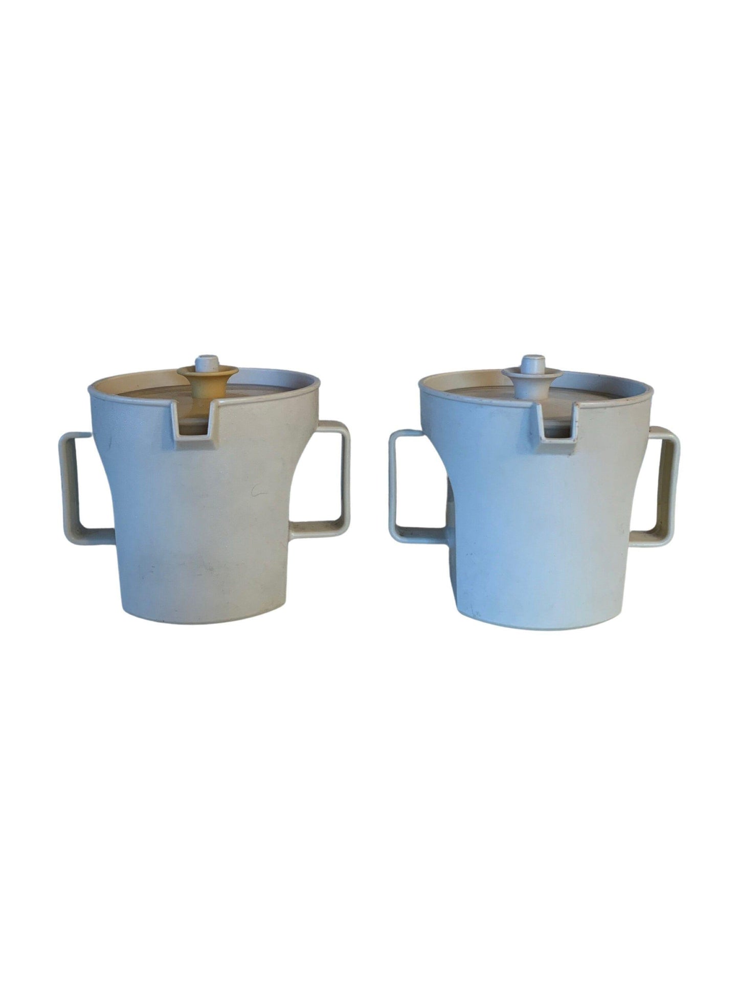 Tupperware Sugar and Creamer Set, Vintage Tupperware, Almond in Color -Located at Funkyhouse Vintage Antique Store, Weiser Idaho