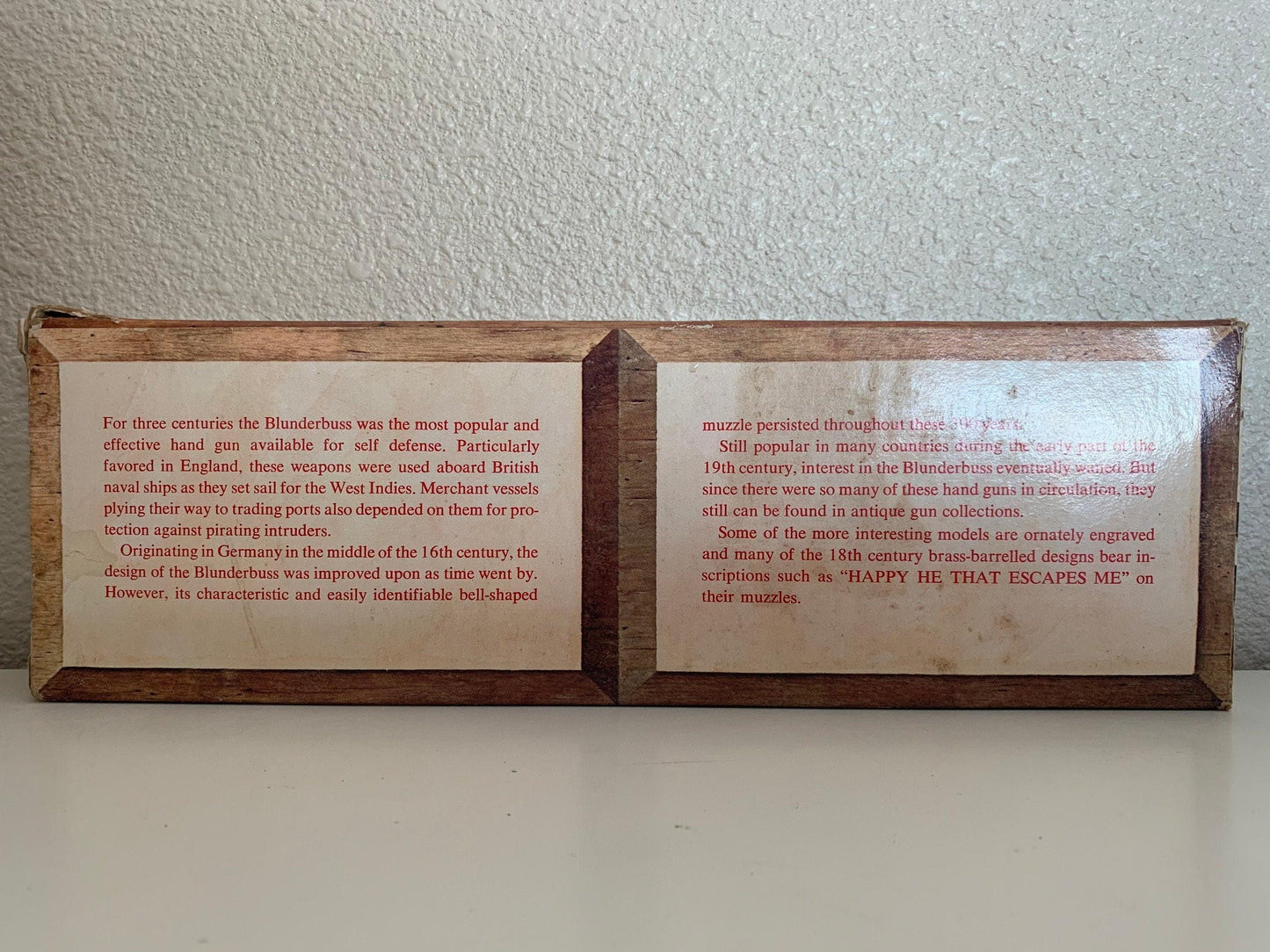 Vintage Avon Collectible Blunderbuss Pistol 1780 After Shave Cologne, Full Bottle With Box, Fathers Day Gift, Mens Gifts -Located at Funkyhouse Vintage Antique Store, Weiser Idaho