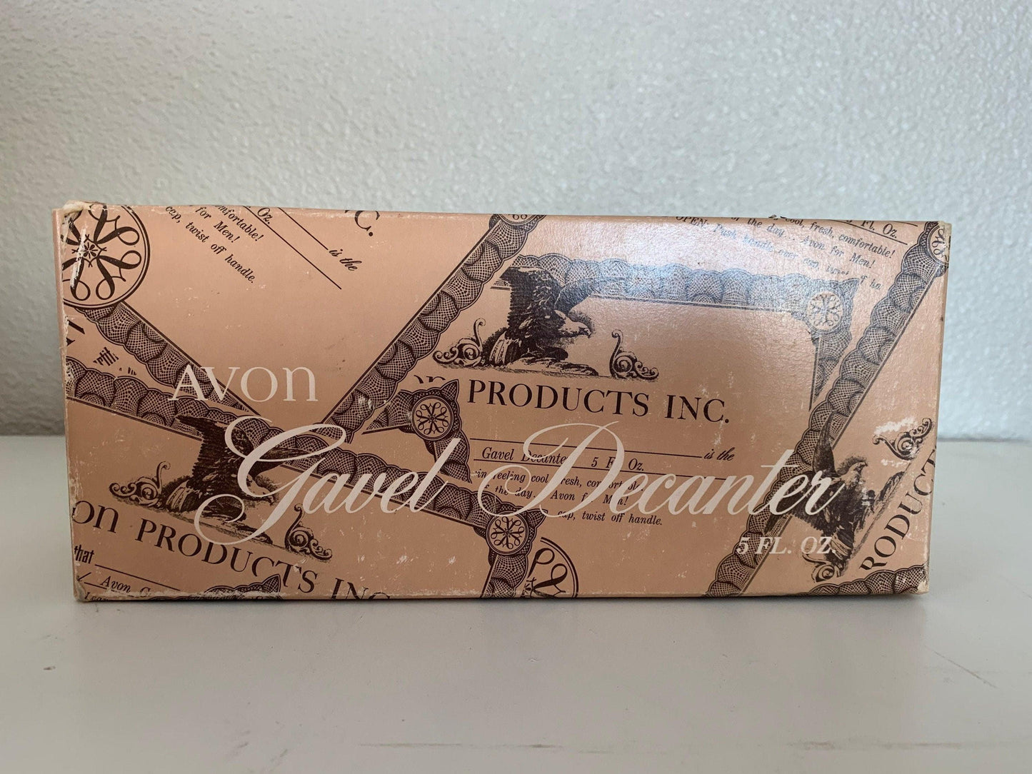 Vintage Avon Collectible Gavel Decanter After Shave Cologne, Full Bottle With Box, Fathers Day Gift, Mens Gifts -Located at Funkyhouse Vintage Antique Store, Weiser Idaho
