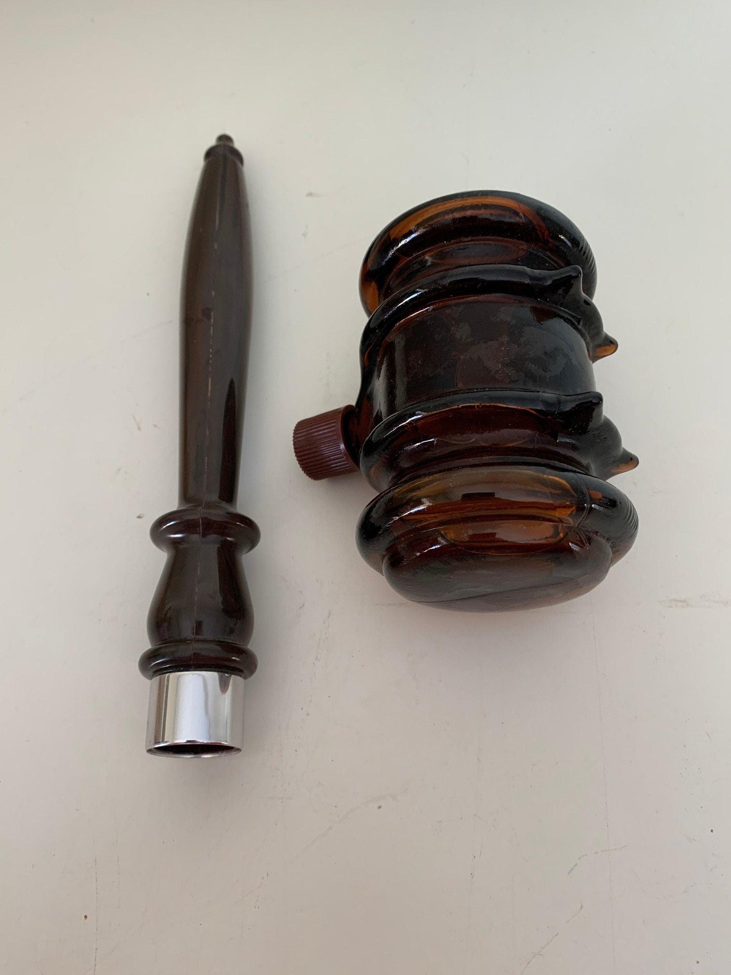 Vintage Avon Collectible Gavel Decanter After Shave Cologne, Full Bottle With Box, Fathers Day Gift, Mens Gifts -Located at Funkyhouse Vintage Antique Store, Weiser Idaho