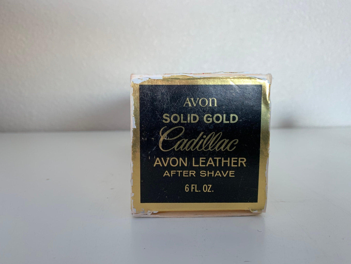 Vintage Avon Collectible Solid Gold Cadillac, Full Bottle With Box, Fathers Day Gift, Mens Gifts -Located at Funkyhouse Vintage Antique Store, Weiser Idaho