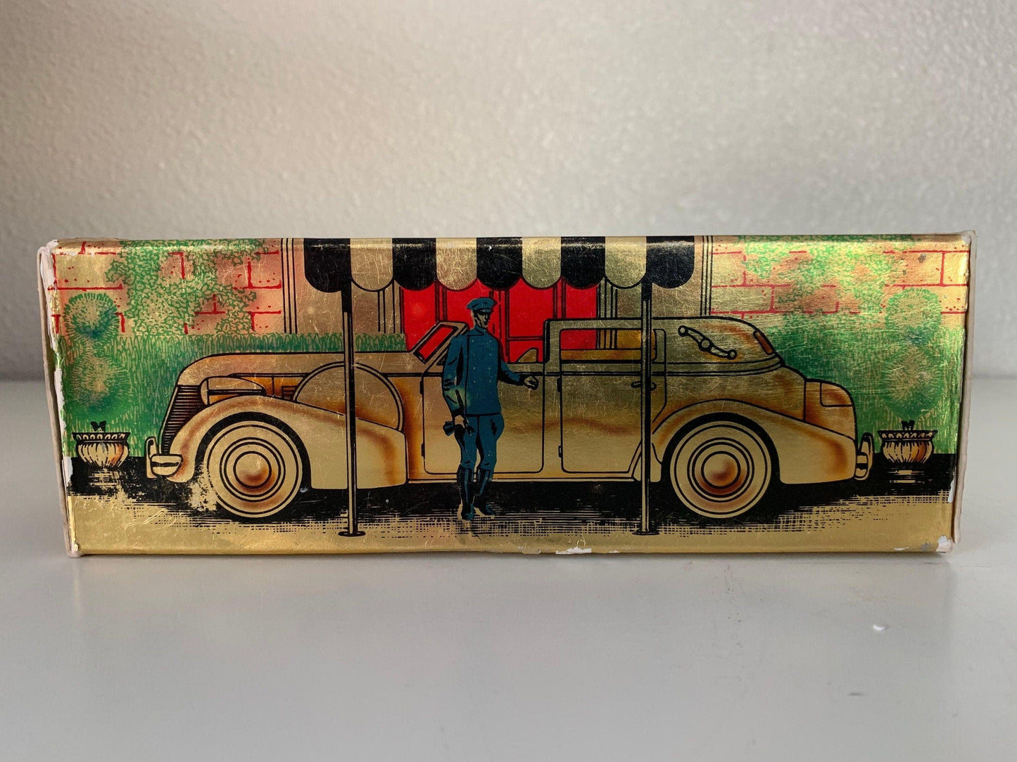Vintage Avon Collectible Solid Gold Cadillac, Full Bottle With Box, Fathers Day Gift, Mens Gifts -Located at Funkyhouse Vintage Antique Store, Weiser Idaho
