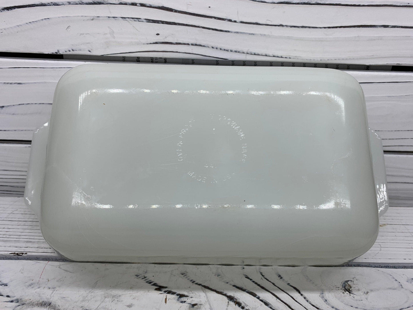 Vintage Baking Dish, Fire King Style Number 441, Blue Cornflower Pattern -Located at Funkyhouse Vintage Antique Store, Weiser Idaho