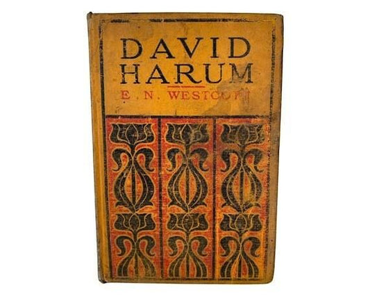 Vintage Book, Hard Cover David Harum E.N. Westcott -Located at Funkyhouse Vintage Antique Store, Weiser Idaho