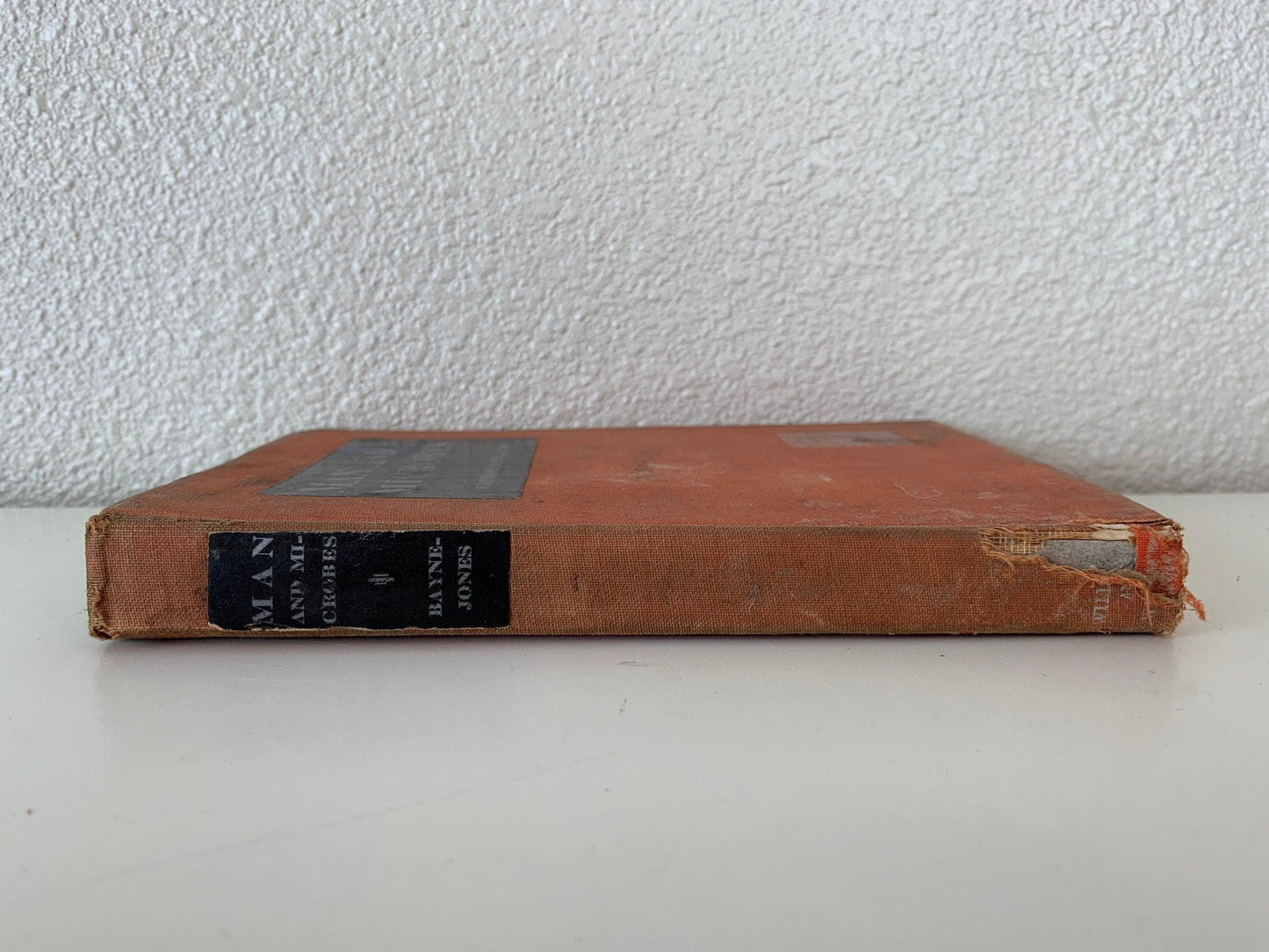 Vintage Book, Hard Cover, Man and Microbes by Stanhope Bayne-Jones -Located at Funkyhouse Vintage Antique Store, Weiser Idaho