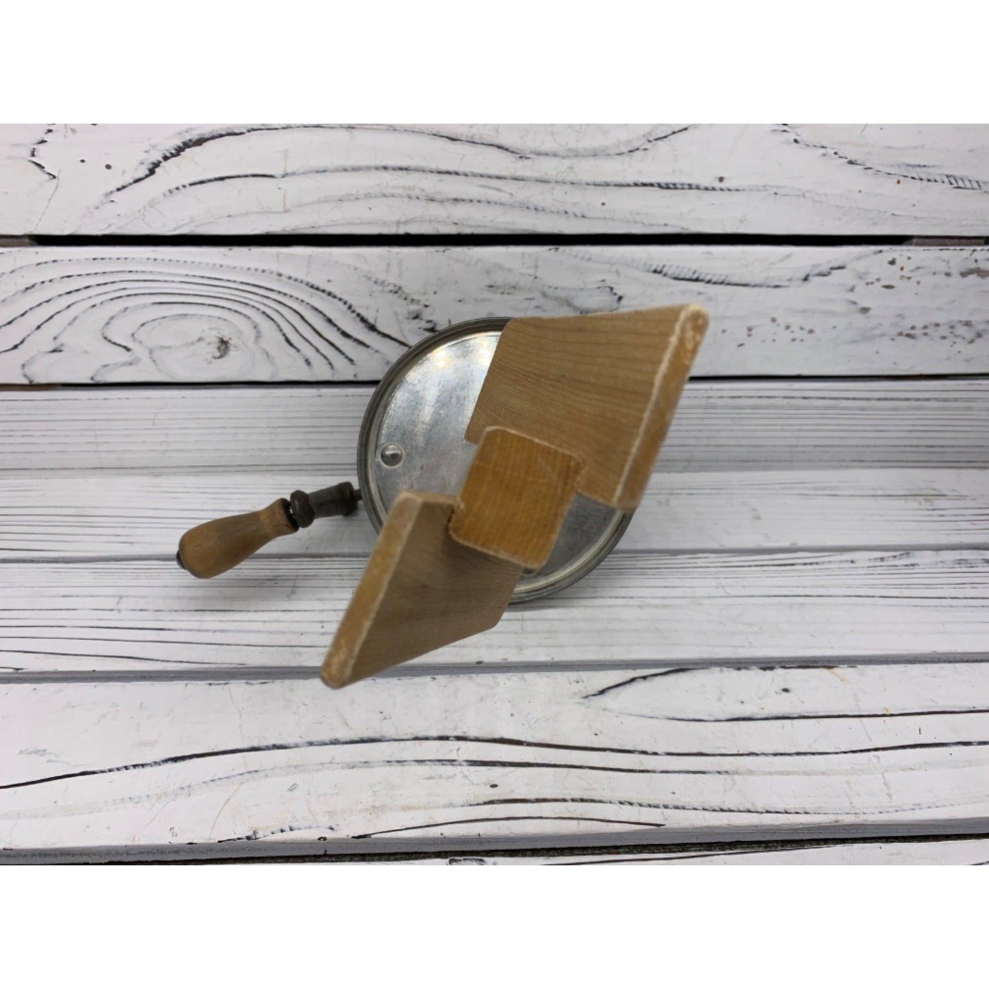 Vintage Butter Churn Top, Geared Butter Churn Handle With Paddle -Located at Funkyhouse Vintage Antique Store, Weiser Idaho