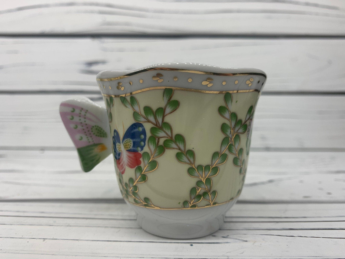 Vintage CC&T Butterfly Tea Cup And Saucer Set, Coffee Cups For Serving, Tea Set China -Located at Funkyhouse Vintage Antique Store, Weiser Idaho
