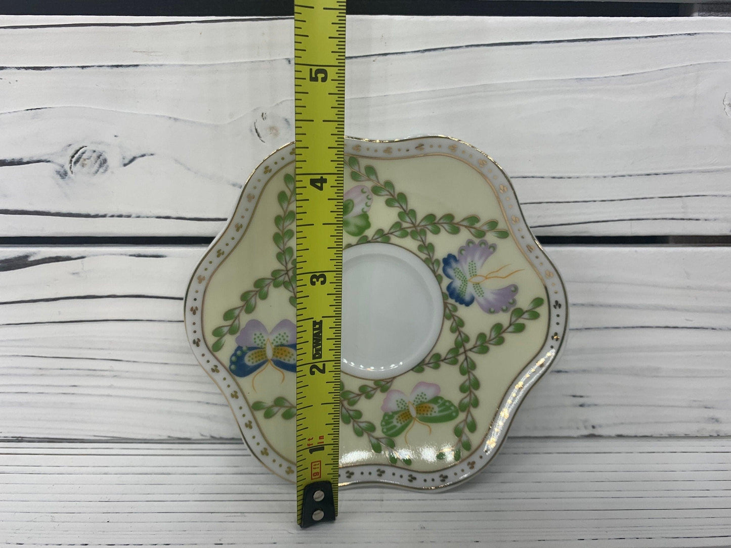 Vintage CC&T Butterfly Tea Cup And Saucer Set, Coffee Cups For Serving, Tea Set China -Located at Funkyhouse Vintage Antique Store, Weiser Idaho