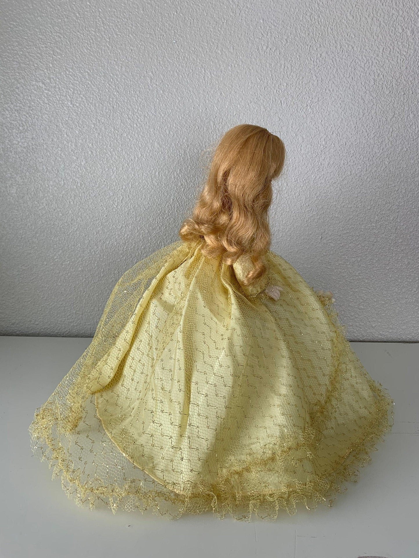 Vintage Doll, Madame Alexander "Sleeping Beauty" with Blonde Hair and Yellow Dress -Located at Funkyhouse Vintage Antique Store, Weiser Idaho