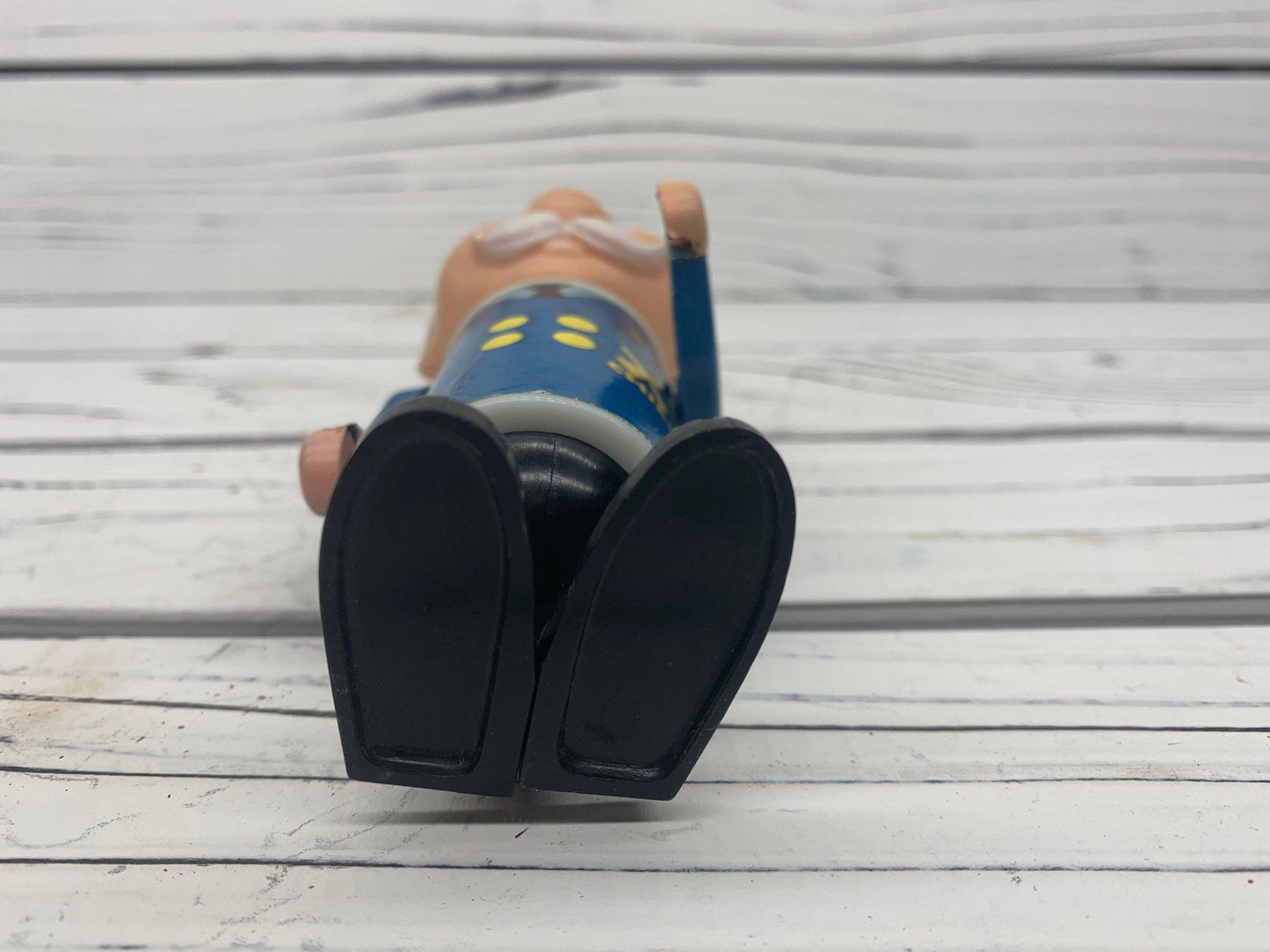 Vintage Eldon Fire Chief Plastic Toy, 1970s Pipsqueeks Figurine -Located at Funkyhouse Vintage Antique Store, Weiser Idaho