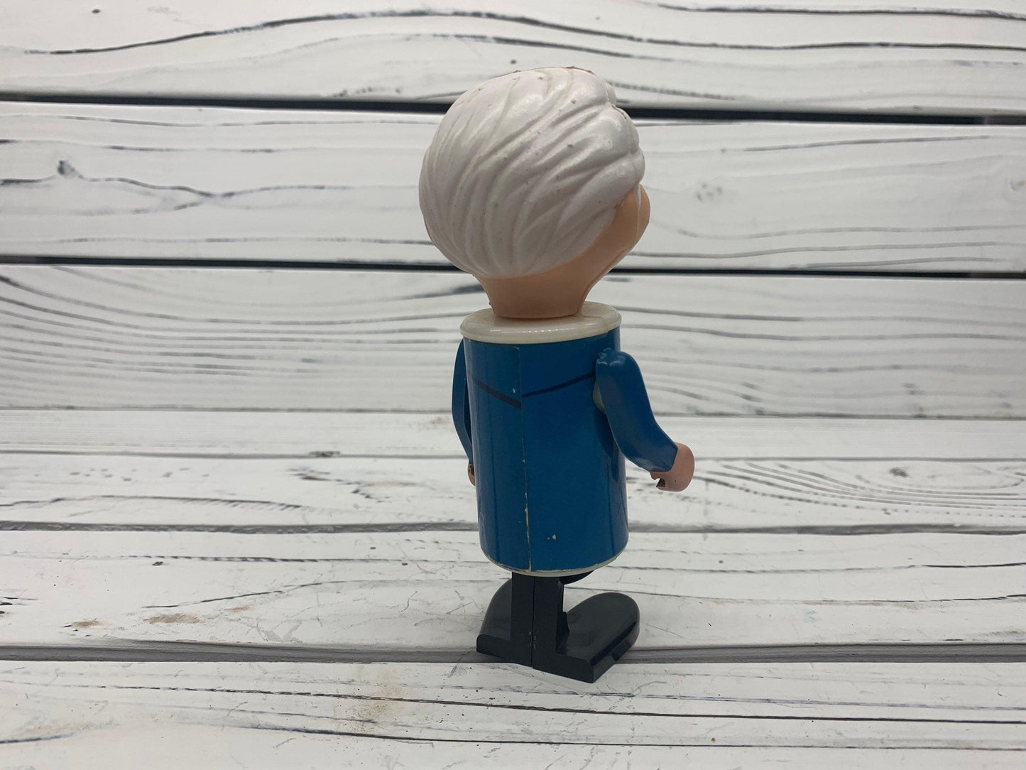 Vintage Eldon Fire Chief Plastic Toy, 1970s Pipsqueeks Figurine -Located at Funkyhouse Vintage Antique Store, Weiser Idaho