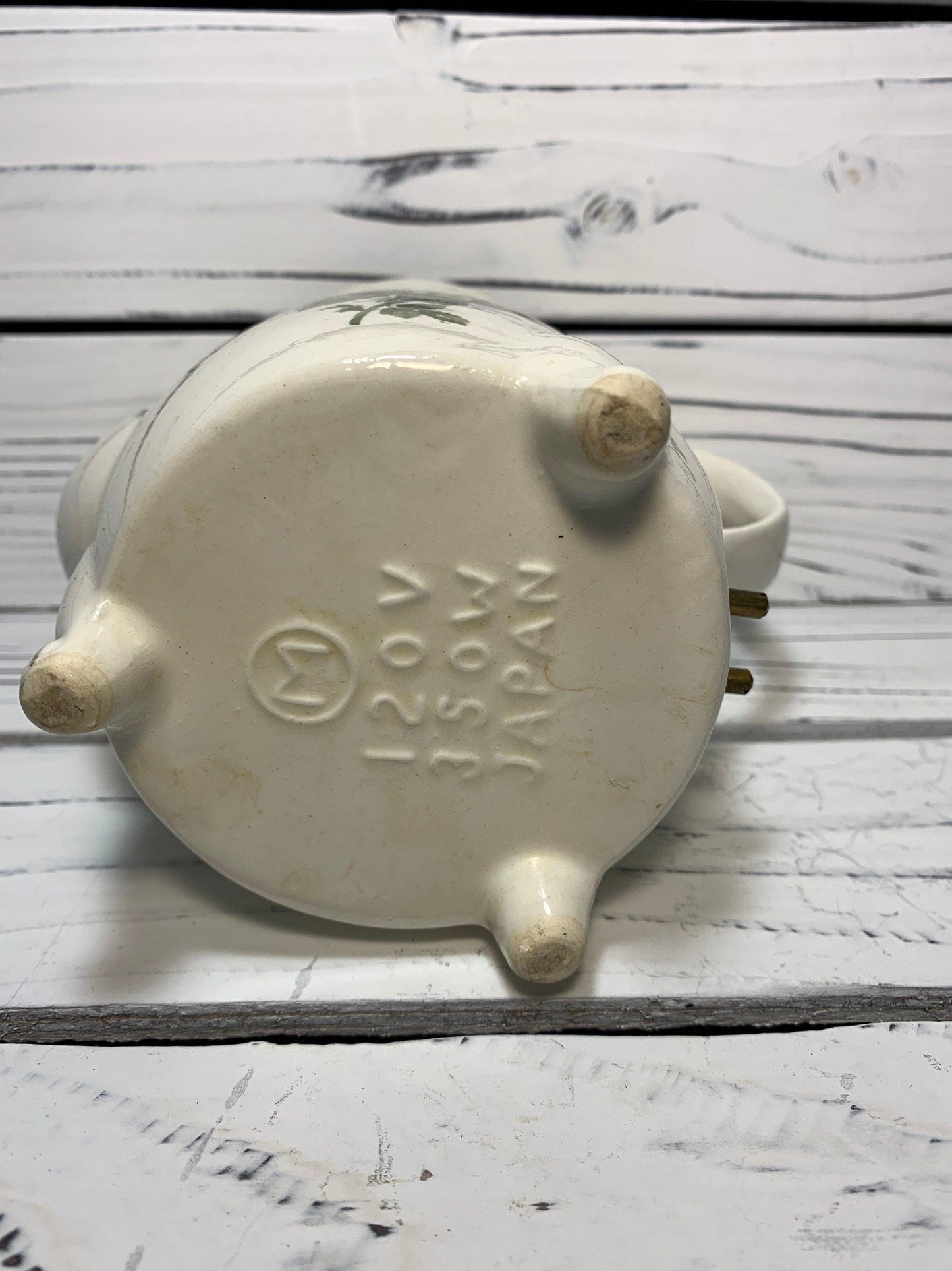 Vintage Electric Tea Pot Kettle, Ceramic Hot Water Heater From Japan With Flower Design -Located at Funkyhouse Vintage Antique Store, Weiser Idaho