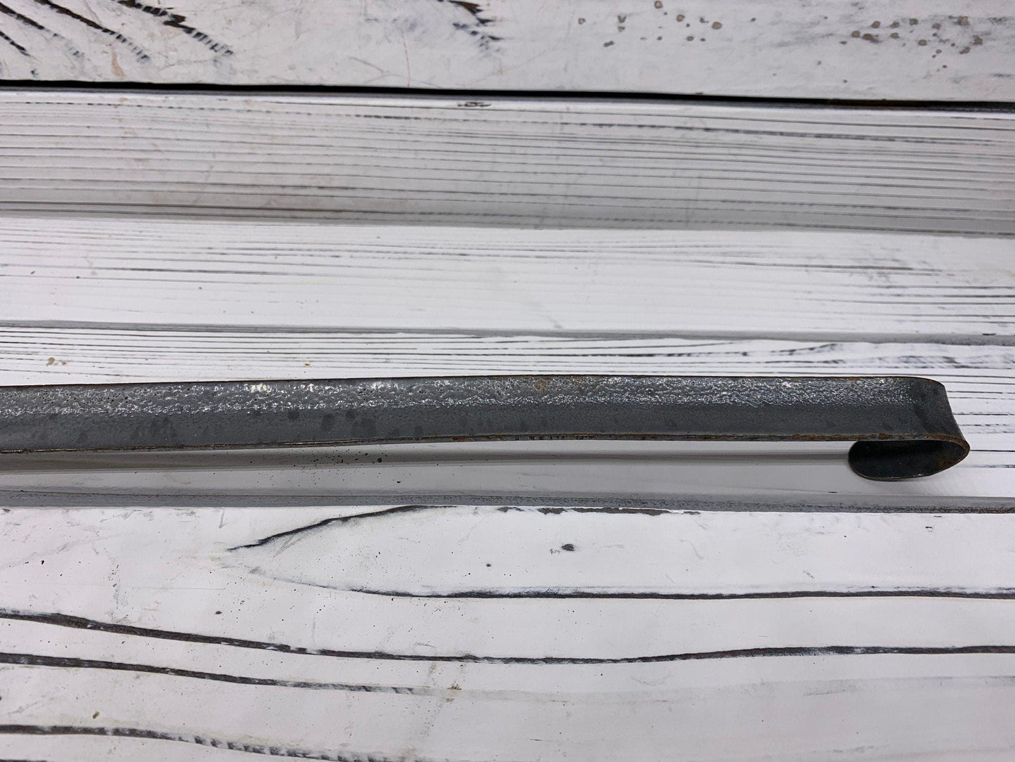 Vintage Enamelware Ladle, Grey Metal Kitchen Utencil -Located at Funkyhouse Vintage Antique Store, Weiser Idaho