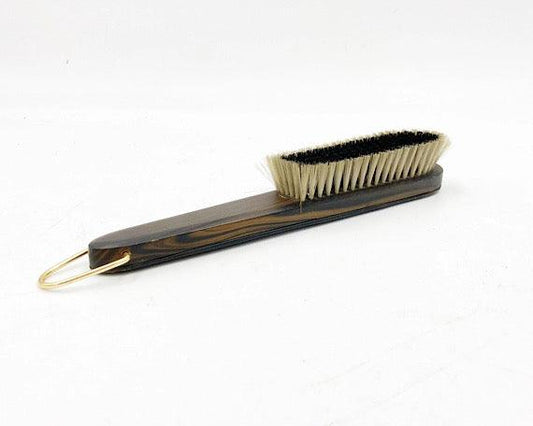 Vintage Gentlemen’s Suit, Hat And Clothing Brush, Wood Brush With Leather Back, Vintage Gifts For Men, Fathers Day -Located at Funkyhouse Vintage Antique Store, Weiser Idaho