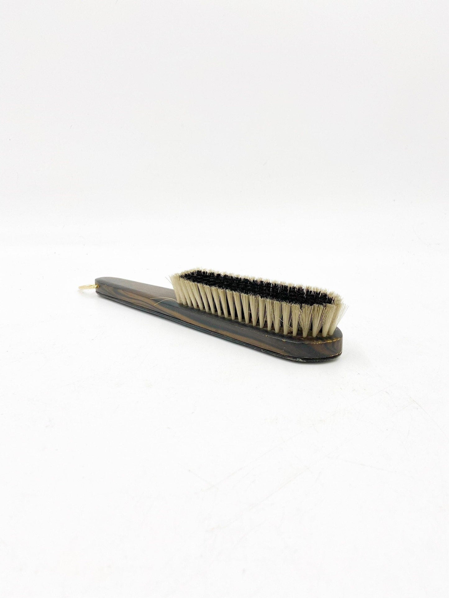 Vintage Gentlemen’s Suit, Hat And Clothing Brush, Wood Brush With Leather Back, Vintage Gifts For Men, Fathers Day -Located at Funkyhouse Vintage Antique Store, Weiser Idaho
