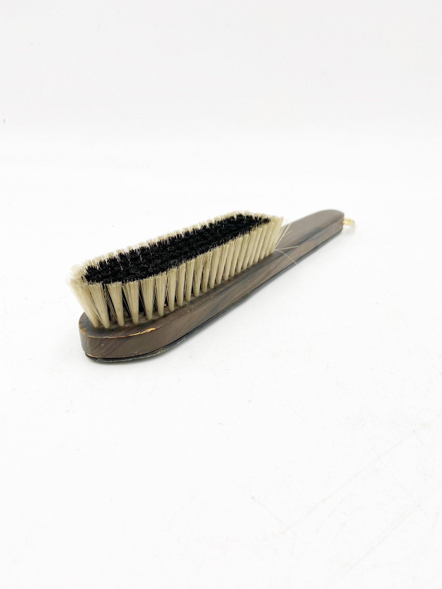 Vintage Gentlemen’s Suit, Hat And Clothing Brush, Wood Brush With Leather Back, Vintage Gifts For Men, Fathers Day -Located at Funkyhouse Vintage Antique Store, Weiser Idaho