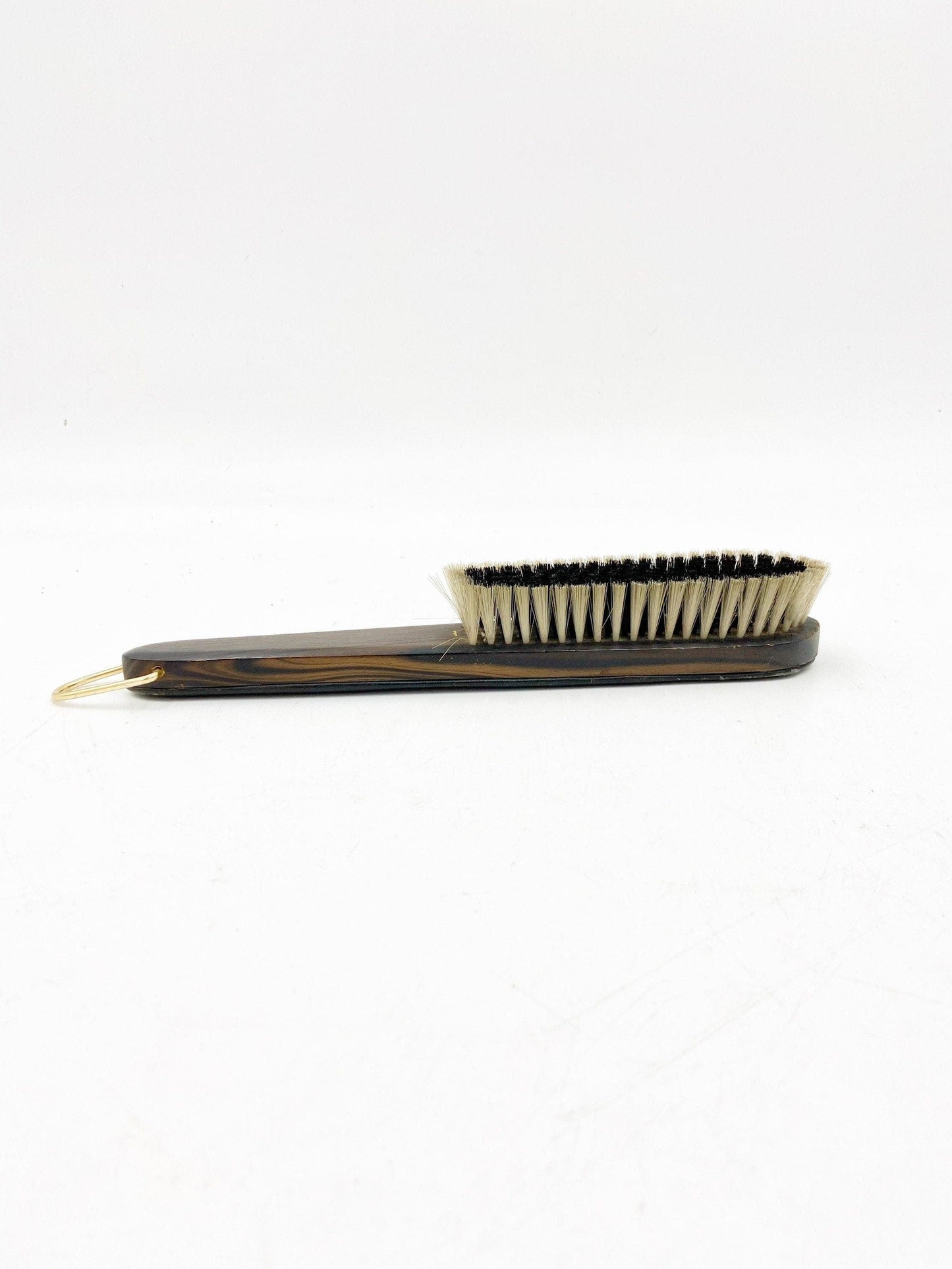Vintage Gentlemen’s Suit, Hat And Clothing Brush, Wood Brush With Leather Back, Vintage Gifts For Men, Fathers Day -Located at Funkyhouse Vintage Antique Store, Weiser Idaho