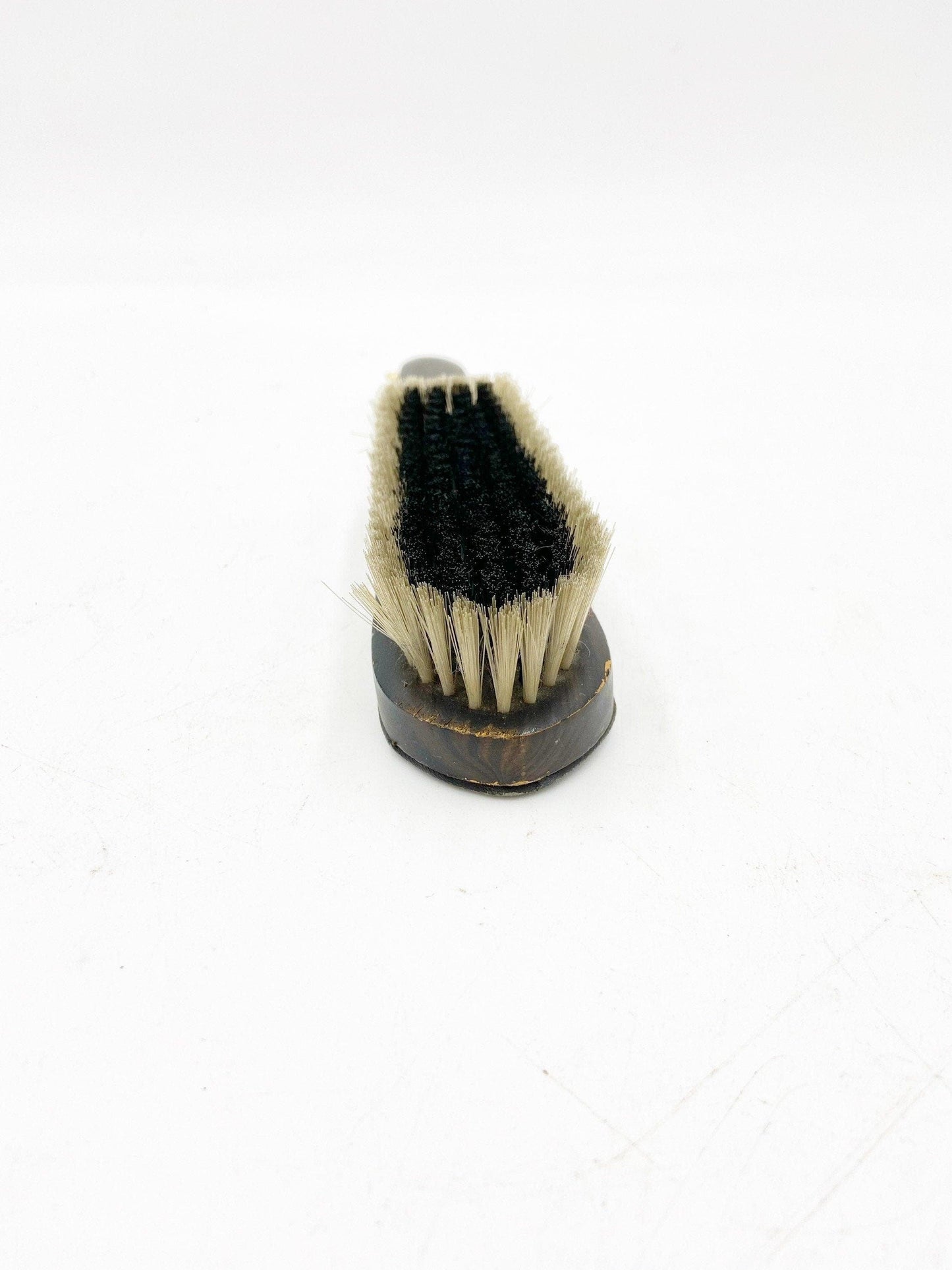 Vintage Gentlemen’s Suit, Hat And Clothing Brush, Wood Brush With Leather Back, Vintage Gifts For Men, Fathers Day -Located at Funkyhouse Vintage Antique Store, Weiser Idaho