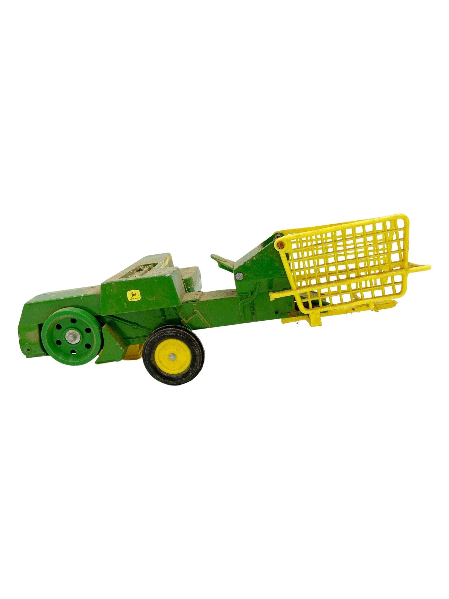 Vintage John Deere, Toy Tractor Baler, Antique Farm Toys, Pretend Play, Barn Push Toy, Die Cast Tractors, Gift for Him, Man Gift -Located at Funkyhouse Vintage Antique Store, Weiser Idaho