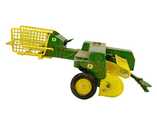 Vintage John Deere, Toy Tractor Baler, Antique Farm Toys, Pretend Play, Barn Push Toy, Die Cast Tractors, Gift for Him, Man Gift -Located at Funkyhouse Vintage Antique Store, Weiser Idaho