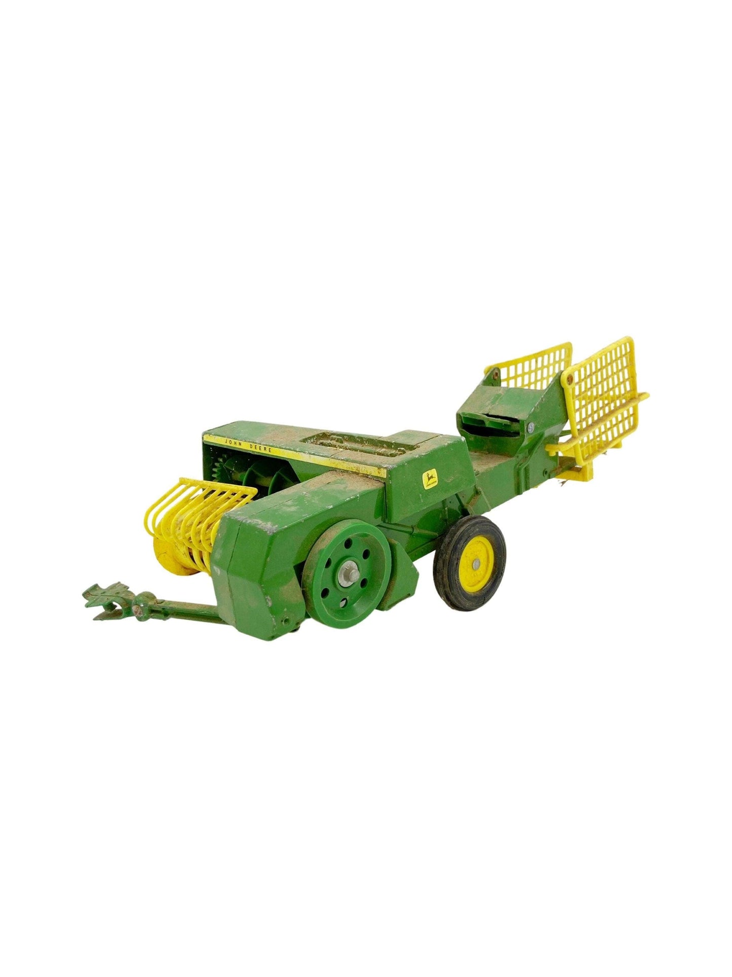 Vintage John Deere, Toy Tractor Baler, Antique Farm Toys, Pretend Play, Barn Push Toy, Die Cast Tractors, Gift for Him, Man Gift -Located at Funkyhouse Vintage Antique Store, Weiser Idaho